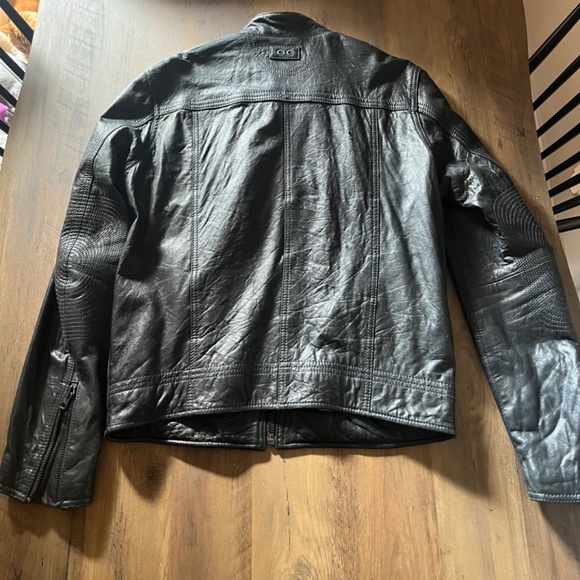 *RARE* Genuine Converse Leather Jacket - Picture 4 of 9